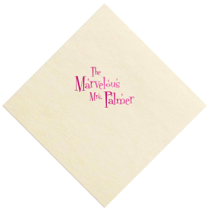 If you are planning a 50's themed birthday party or bachelorette, this napkin is an affordable way to bring home the theme!
