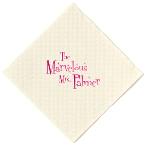 If you are planning a 50's themed birthday party or bachelorette, this napkin is an affordable way to bring home the theme!