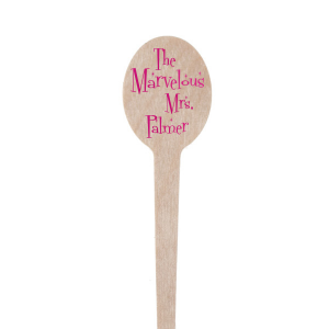 Add a retro touch to your birthday party or bachelorette party with The Marvelous Mrs. stir stick! It will add personality to your barcart or signature dish.