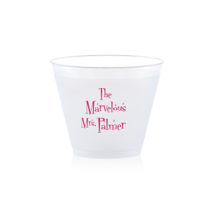 Retro accessories bring your party theme to the next level! This cup is perfect for a 50s themed bridal shower, bachelorette party, or birthday. 