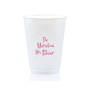Retro accessories bring your party theme to the next level! This cup is perfect for a 50s themed bridal shower, bachelorette party, or birthday. 