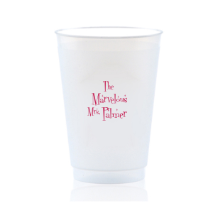 Retro accessories bring your party theme to the next level! This cup is perfect for a 50s themed bridal shower, bachelorette party, or birthday. 