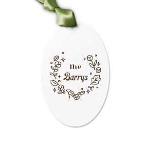 Are you looking for a Gift Tag to attach to your present made for your loved ones? This Minimal Modern Wreath graphic is good for use in all themed parties and will impress them like no other. Make these moments unforgettable.