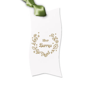 Are you looking for a Gift Tag to attach to your present made for your loved ones? This Minimal Modern Wreath graphic is good for use in all themed parties and will impress them like no other. Make these moments unforgettable.