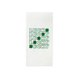 This is an essential item for any dining experience! Adding these themed St. Patrick's Day napkins to your party can help create a fun, festive and Lucky atmosphere.  Decorate your home and let the guests enjoy! 