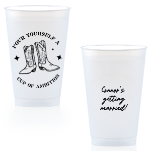 Add this special Cowgirl Bachelorette Cup of Ambition to your celebration this time and you will have unique detail which cannot be overlooked. Prepare yourself for endless compliments. 