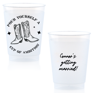 Add this special Cowgirl Bachelorette Cup of Ambition to your celebration this time and you will have unique detail which cannot be overlooked. Prepare yourself for endless compliments. 