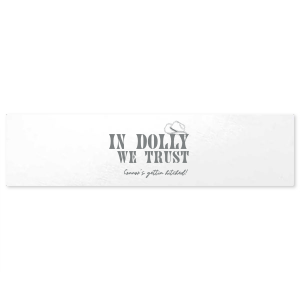 Add a unique detail on your party. The Cowgirl Bachelorette In Dolly We Trust Label is now available and ready for you to pick it up and match on your next Bachelorette party. It will definitely leave unforgettable moments. 