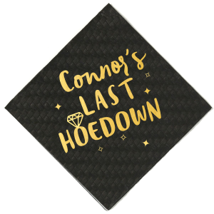Meet our new personalized Cowgirl Bachelorette with amazing Last Hoedown graphics, designed just for you! Showcase your style in every detail of your party's theme!
