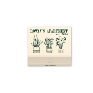The Plants Your Apartment Matches features hand-drawn potted plant art and simple typography with a customizable name and dates! Add it to your space to bring warmth and personality. Perfect for housewarmings, or everyday hosting.