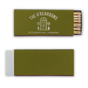 New Hot personalized Matches are here, with your family name and the front door of your apartment! Doesn't it sound like a perfect decoration for your home? Get it today! 