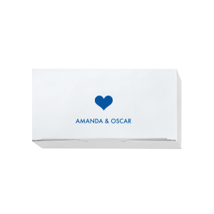 Wrap your affection in the Solid Heart Gift Box, where love takes shape in a standout heart. The gift giver's names below seal the sentiment, making every gift as memorable as the love it represents.