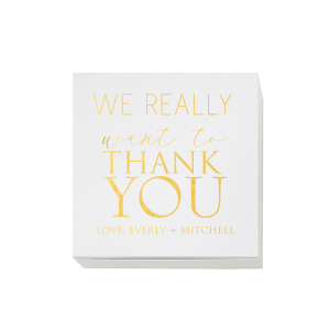 ForYourParty's personalized Shiny Copper Cake Box with Shiny Copper Foil can't be beat. Showcase your style in every detail of your party's theme!