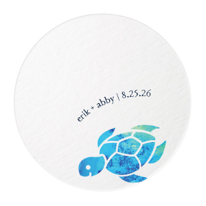 Our custom White Custom Photo Square Coaster with Matte Navy Ink Digital Print Colors will give your party the personalized touch every host desires.