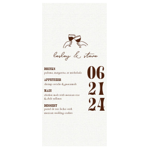 Let your guests feel your elegance through this amazing Destination Mexico Menu. It will definitely catch a lot of sights and will be complemented, that's a guarantee!