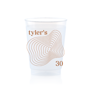Minimal and chic, this birthday cup can be customized with your name and the age you are turning. 