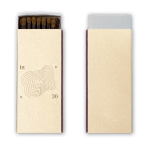 Personalize this minimal birthday party favor. Modern and trendy, you can customize our 30 strike matchbook with you name or initials and the age you are turning. 