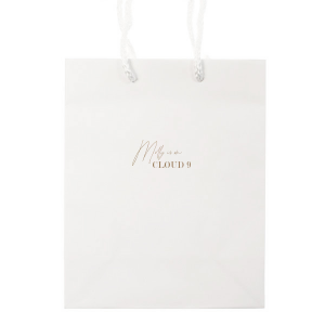A custom bridal shower bag is the perfect accessory at your shower! Load your bag with party favors or baked treats to show your guests your appreciation. This unique and custom party favor will make a big impact at your event. 