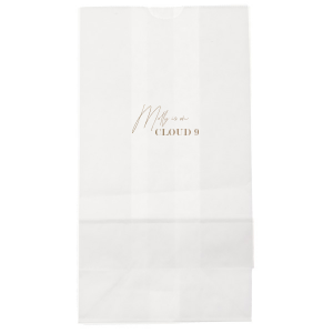 A custom bridal shower bag is the perfect accessory at your shower! Load your bag with party favors or baked treats to show your guests your appreciation. This unique and custom party favor will make a big impact at your event. 