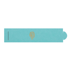 ForYourParty's elegant Poptone Tiffany Blue Napkin Ring with a Shiny Copper Foil Monogram is a must-have for your next event—whatever the celebration!