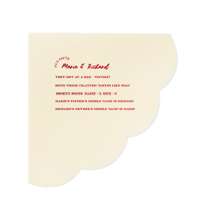 ForYourParty's elegant Merlot Cocktail Napkin with Matte Ivory Foil couldn't be more perfect. It's time to show off your impeccable taste.