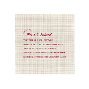 ForYourParty's elegant Merlot Cocktail Napkin with Matte Ivory Foil couldn't be more perfect. It's time to show off your impeccable taste.