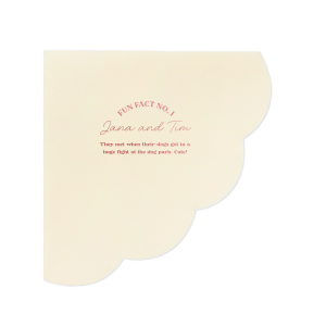 Personalized Ivory Cocktail Napkin with Shiny Rose Quartz Foil can't be beat. Showcase your style in every detail of your party's theme!