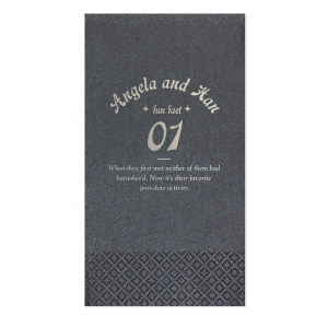 ForYourParty's personalized Spruce Cocktail Napkin with Shiny Green Tea Foil are a must-have for your next event—whatever the celebration!