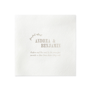 Our custom Watercolor Nightfall Cocktail Napkin with Shiny Green Tea Foil will make your guests swoon. Personalize your party's theme today.