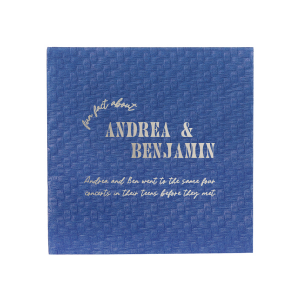 Our custom Watercolor Nightfall Cocktail Napkin with Shiny Green Tea Foil will make your guests swoon. Personalize your party's theme today.