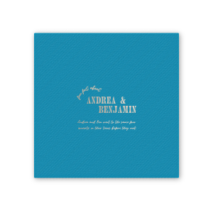 Our custom Watercolor Nightfall Cocktail Napkin with Shiny Green Tea Foil will make your guests swoon. Personalize your party's theme today.