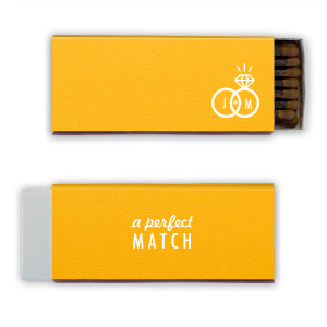 Celebrate unity with the Diamond Ring Initials Wedding Match. This elegant design intertwines a sparkling diamond and a classic band, symbolizing an unbreakable bond. Each circle cradles the couple's initials, beautifully illustrating their joined lives. Perfect for weddings, it's a sophisticated emblem of love and commitment.