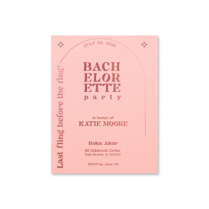 Invite your guests in a nice way with this good-looking Sparkles Bachelorette Party Invite. They will match your vibe and style - whatever the occasion is! 