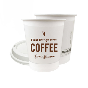 ForYourParty's elegant Matte Chocolate Ink 12 oz Paper Coffee Cup with Matte Chocolate Ink Screen Print will impress guests like no other. Make this party unforgettable.