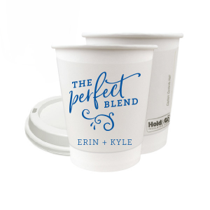 Toast to togetherness with the Perfect Blend Names Cup, where 'Perfect' swirls in script above a stylish flourish. Beneath, the couple's names confirm it's a match made in beverage heaven, ideal for cozying up with a warm cup.