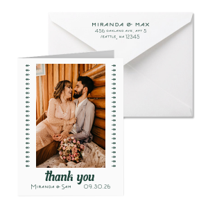 Celebrate and thank your guests in boho-chic style! The overall effect is a charming, bohemian vibe that perfectly encapsulates your free-spirited and laid-back wedding style