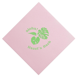 Calling all plant lovers! Customize this bachelorette napkin for your upcoming bachelorette party. Featuring a bold plant graphic, this napkin is perfect for tropical themed Bachelorette parties. 