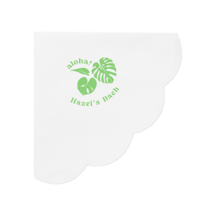 Calling all plant lovers! Customize this bachelorette napkin for your upcoming bachelorette party. Featuring a bold plant graphic, this napkin is perfect for tropical themed Bachelorette parties. 