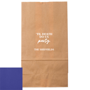 Are you looking for a Party Bag for this spooky season now? We got your back! Now you have a chance to customize this amazing unique 'Til Death Do Us Party Bag and surprise your guests like never before!