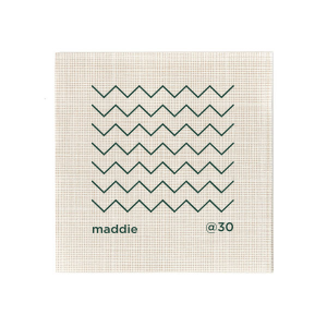 This minimal birthday party accessory is perfect for a modern birthday. Featuring a minimalist chevron design, you can personalize this product with your name and the age you are turning. 