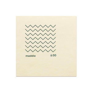This minimal birthday party accessory is perfect for a modern birthday. Featuring a minimalist chevron design, you can personalize this product with your name and the age you are turning. 