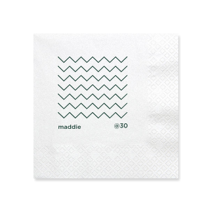 This minimal birthday party accessory is perfect for a modern birthday. Featuring a minimalist chevron design, you can personalize this product with your name and the age you are turning. 