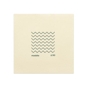 This minimal birthday party accessory is perfect for a modern birthday. Featuring a minimalist chevron design, you can personalize this product with your name and the age you are turning. 