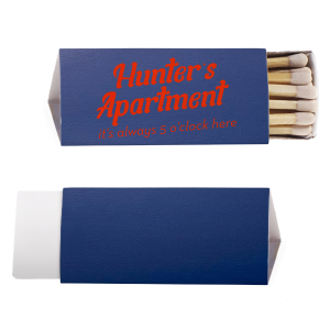 These cheerful It’s Always 5 O’clock Here Matches are the perfect way to add some fun to any gathering. They’re great for setting the mood at any type of parties, something that will cheer your guests up immediately.