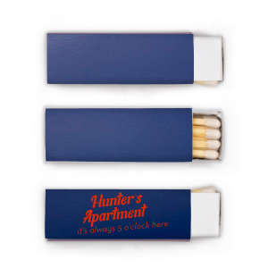 These cheerful It’s Always 5 O’clock Here Matches are the perfect way to add some fun to any gathering. They’re great for setting the mood at any type of parties, something that will cheer your guests up immediately.