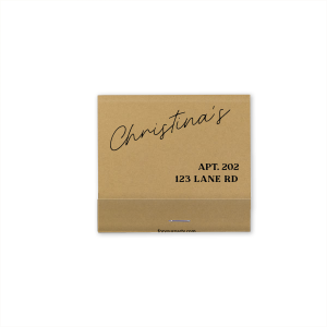 These personalized matches written with script name are the perfect way to add a personal touch to any space. They’re ideal for setting the mood in an apartment, condo, or house. With a clean and elegant design, they’re sure to please the eye as well as the match