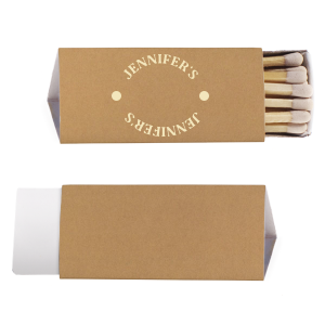 For the host or hostess with impeccable taste, these Modern Name Matches will elevate any gathering. The clean, minimalist design and personalized name add a touch of elegance to any setting.