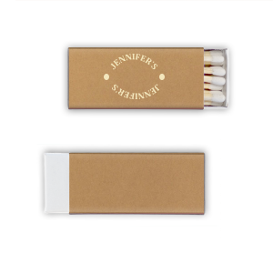For the host or hostess with impeccable taste, these Modern Name Matches will elevate any gathering. The clean, minimalist design and personalized name add a touch of elegance to any setting.