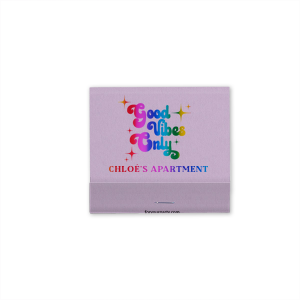 Let’s get those positive vibes flowing with these Good Vibes Only My Apartment Matches! Whether you’re entertaining guests or simply relaxing at home, these matches will help you set the mood for a great time.