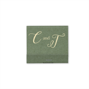 The ever-popular Marble Taupe Classic Matchbox with Shiny Amethyst Foil are a must-have for your next event—whatever the celebration!